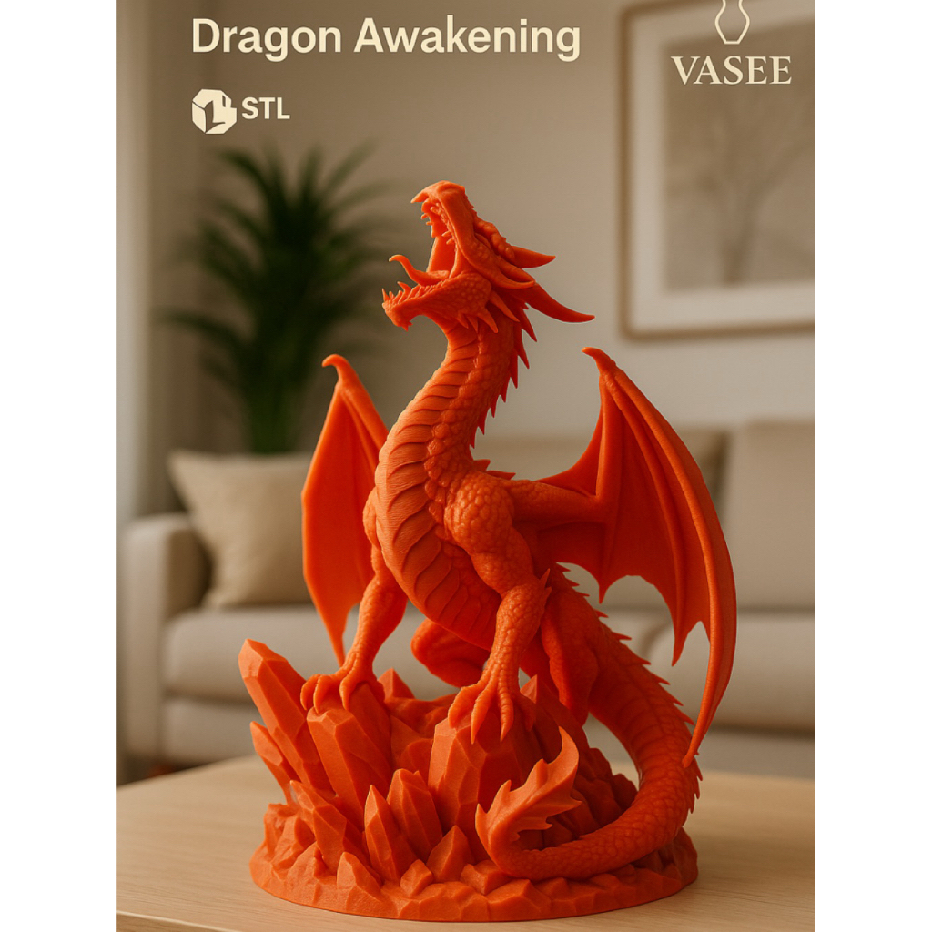 Tượng Rồng Dragon Awakening In 3D